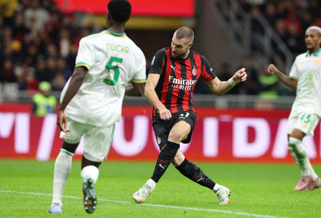 pavlovic AC Milan v AS Roma - Serie A