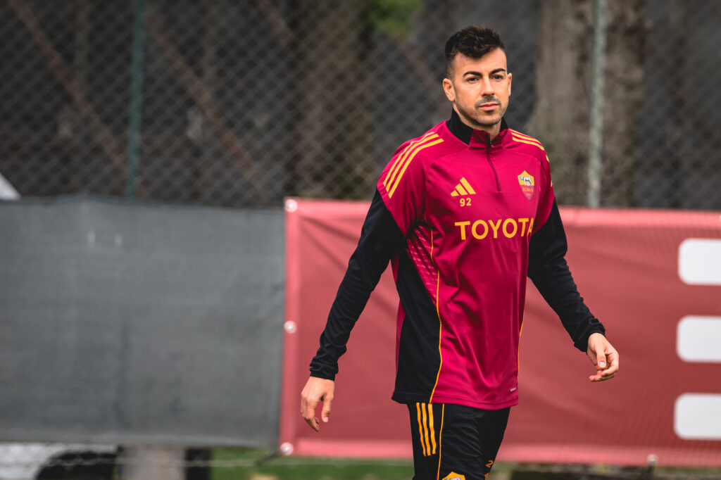 El Shaarawy AS Roma Training Session
