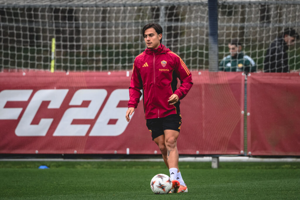 dybala AS Roma Training Session
