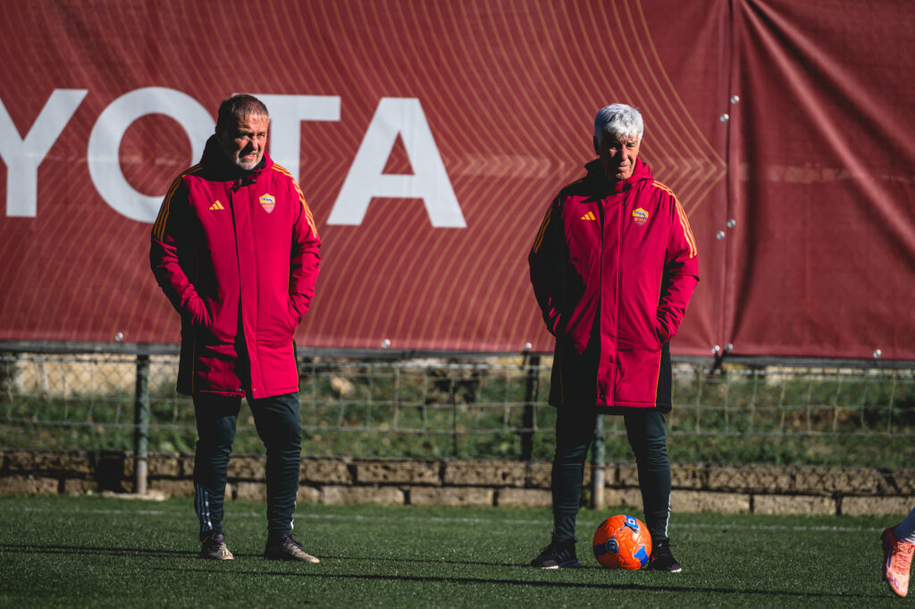 Gasperini Gritti AS Roma Training Session