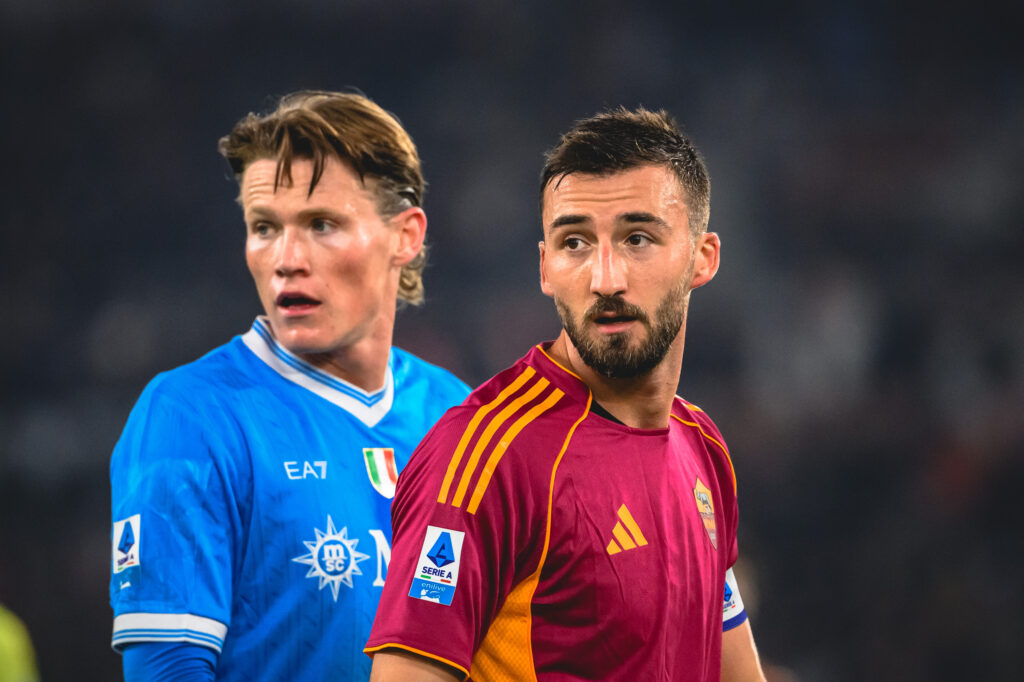 Cristante mctominay AS Roma v SSC Napoli - Serie A