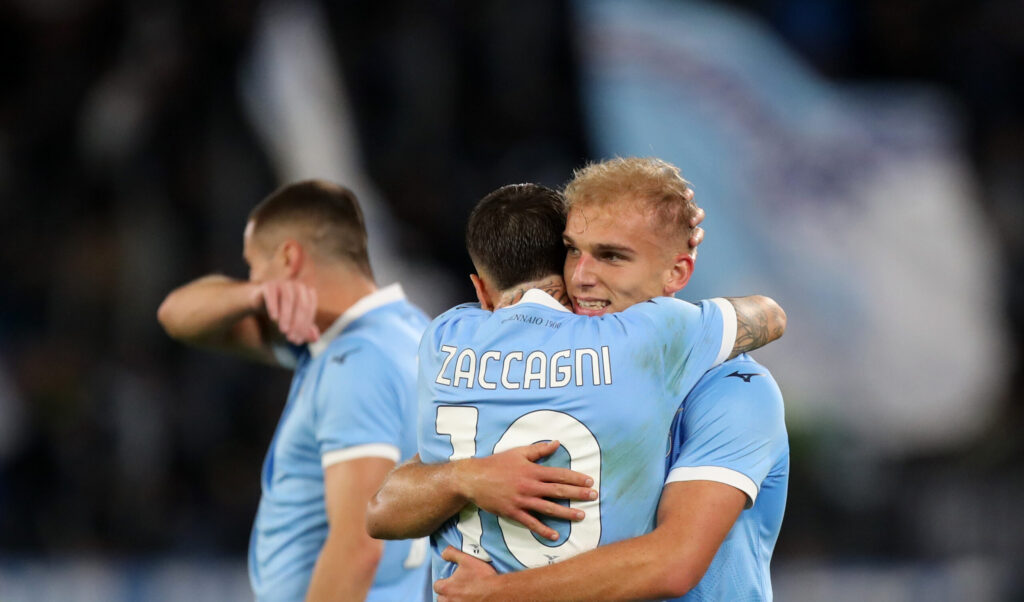 zaccagni isaksen SS Lazio v Cagliari Calcio - Serie A