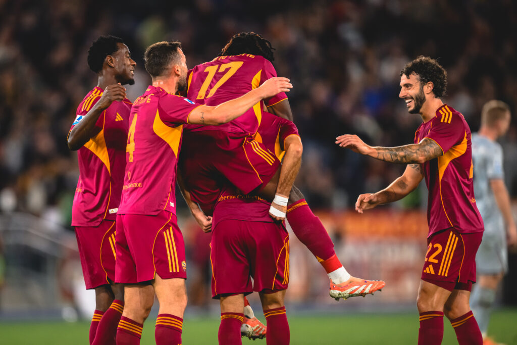 esultanza gol celik AS Roma v Udinese Calcio - Serie A