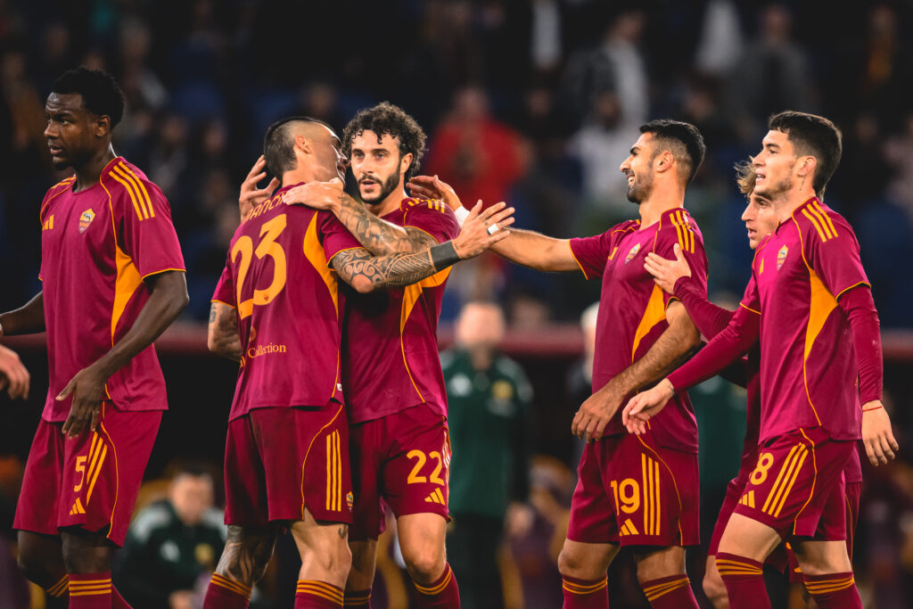 esultanza AS Roma v Udinese Calcio - Serie A