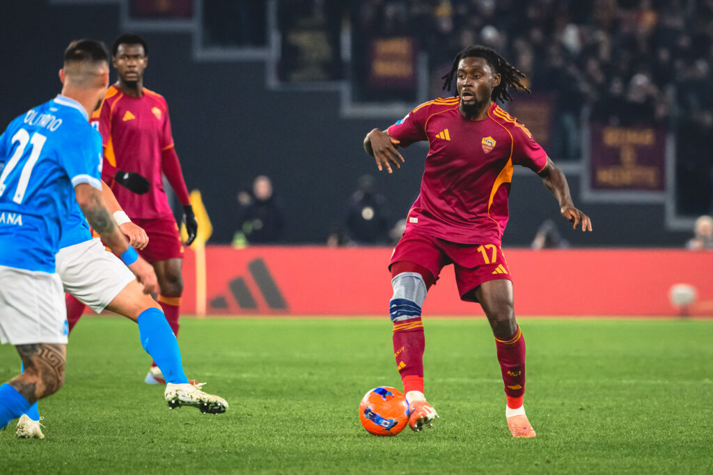 koné AS Roma v SSC Napoli - Serie A