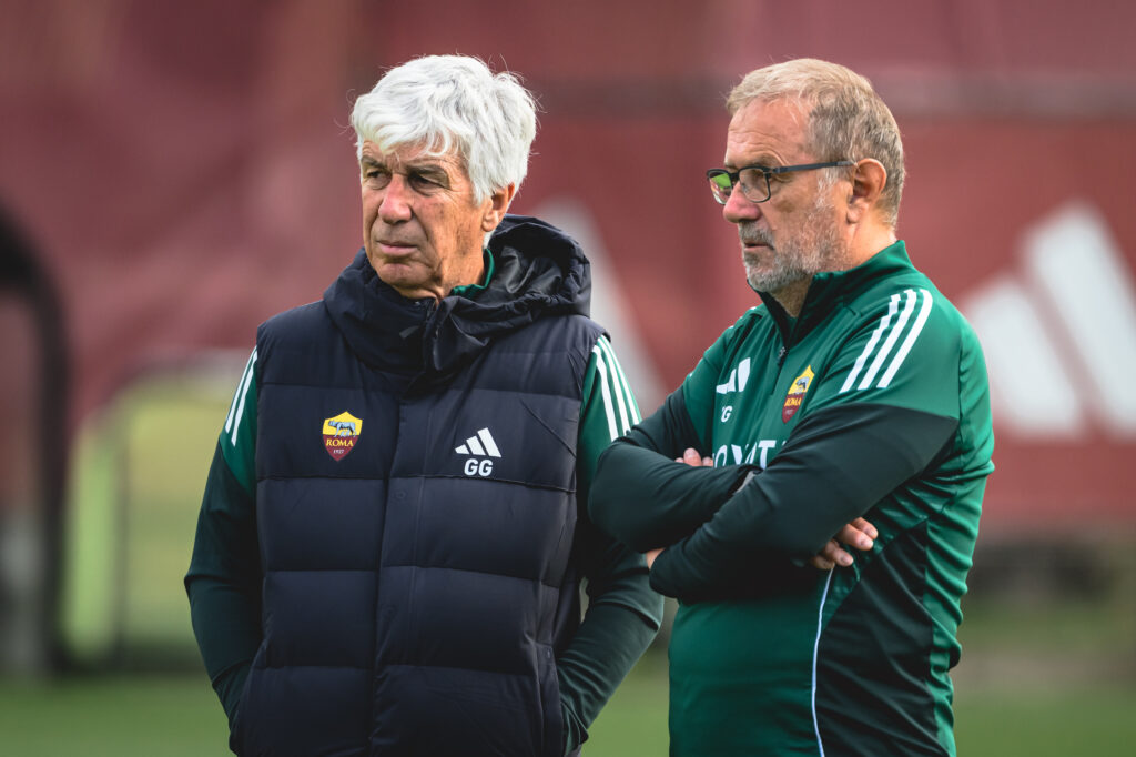 Gasperini Gritti AS Roma Training Session