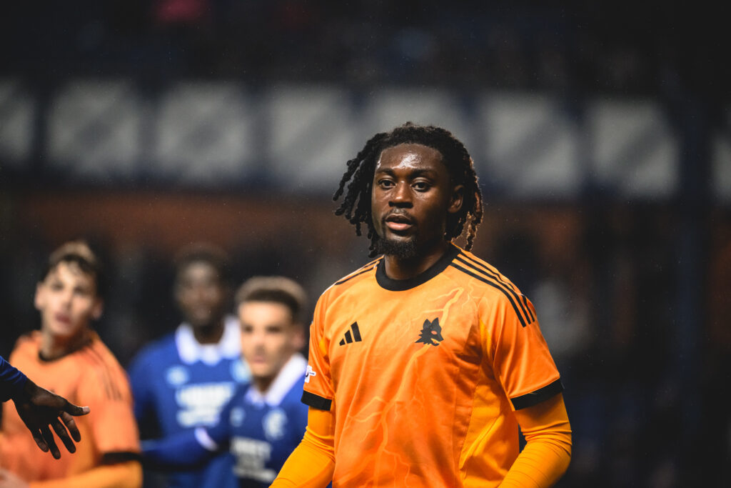 manu koné Rangers FC v AS Roma - UEFA Europa League 2025/26 League Phase MD4