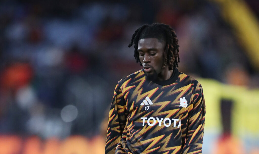 manu koné AS Roma v Udinese Calcio - Serie A