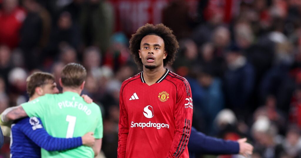 zirkzee Manchester United v Everton - Premier League