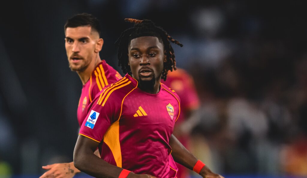 manu koné AS Roma v Udinese Calcio - Serie A