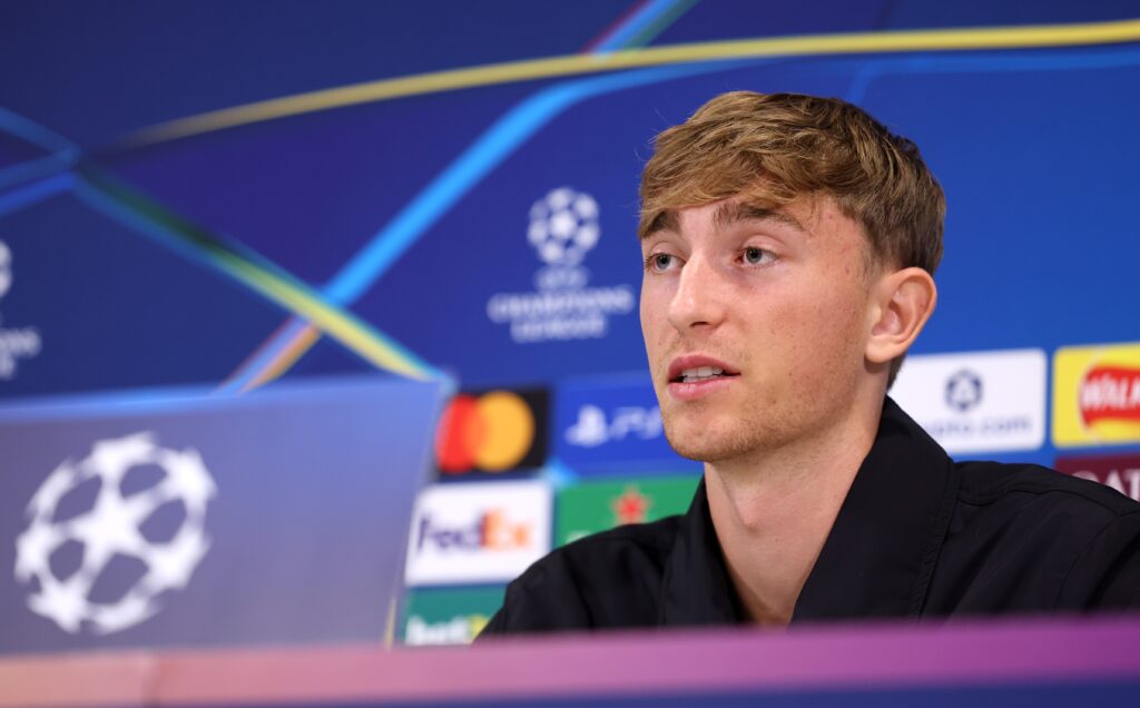 Huijsen Real Madrid C.F. Training Session And Press Conference - UEFA Champions League 2025/26 League Phase MD4