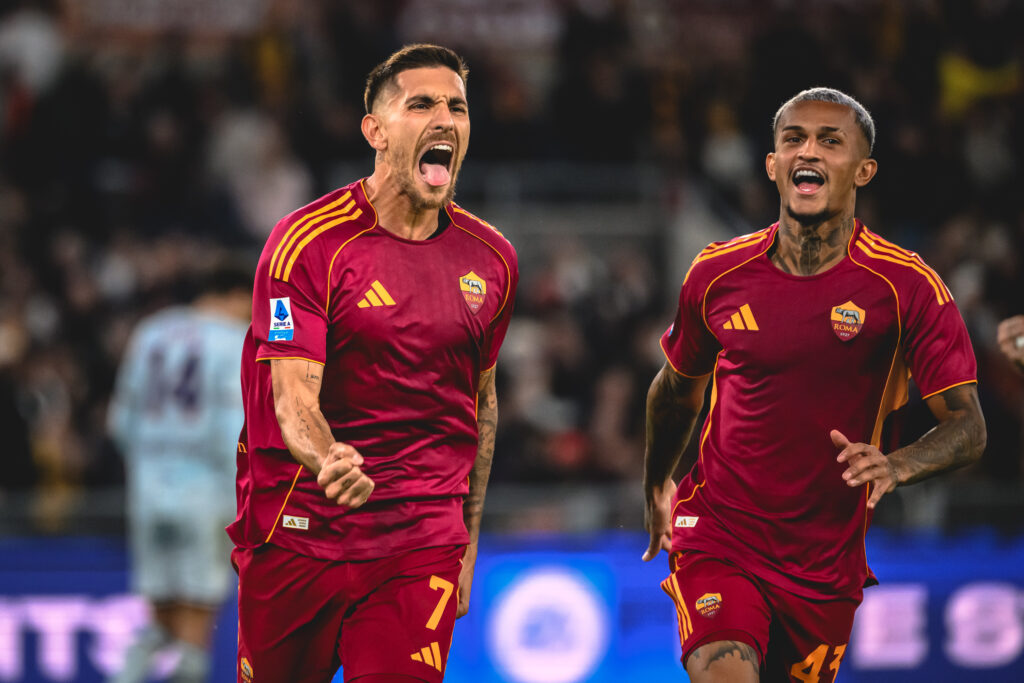 pellegrini esultanza AS Roma v Udinese Calcio - Serie A