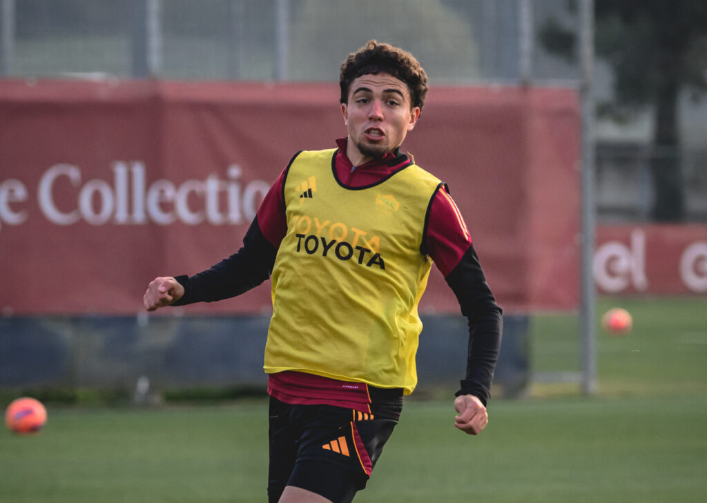 El Aynaoui AS Roma Training Session
