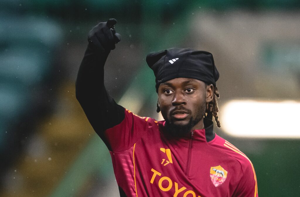 koné AS Roma Training Session And Press Conference - UEFA Europa League 2025/26 League Phase MD6