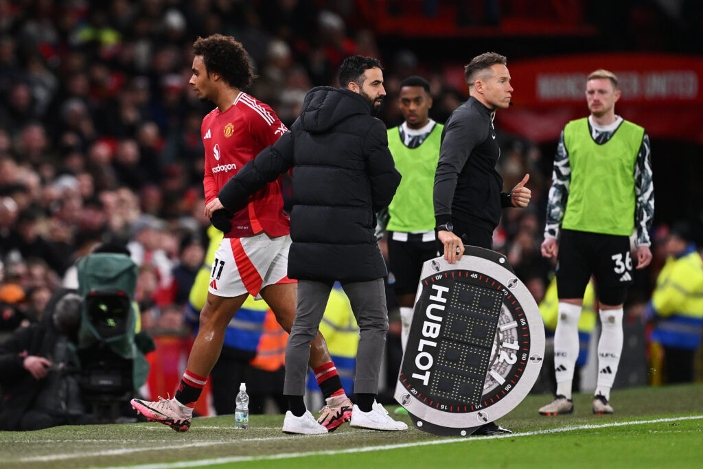 Zirkzee Amorim Manchester United FC v Newcastle United FC - Premier League