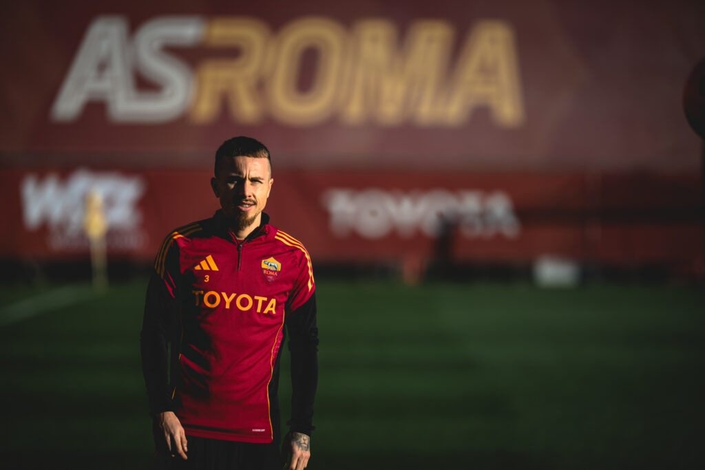 Angelino AS Roma Training Session