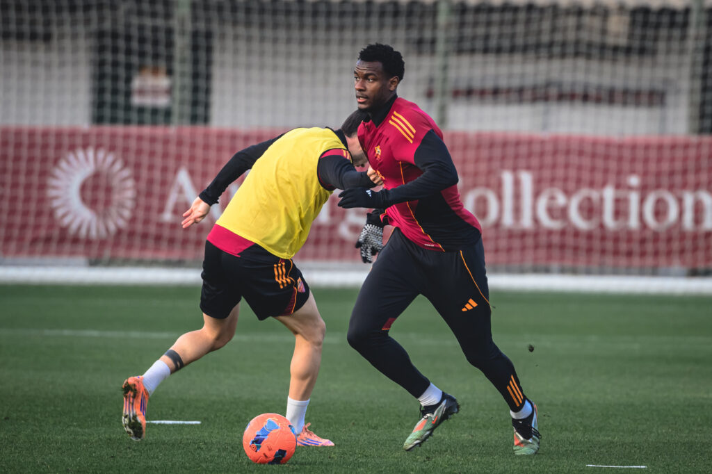 Ndicka AS Roma Training Session