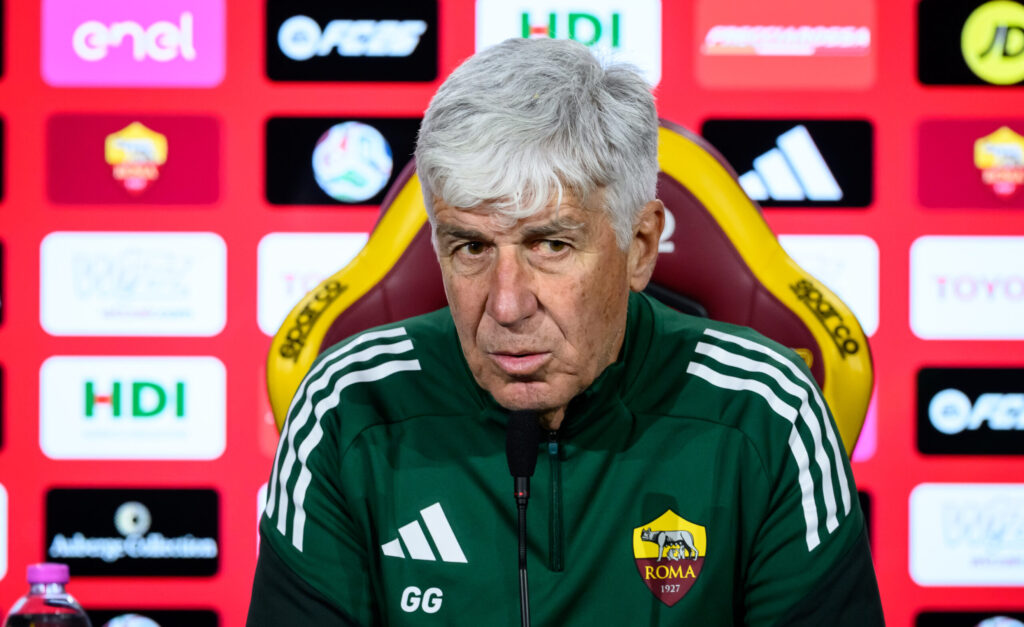 gasperini conferenza stampa AS Roma Press Conference