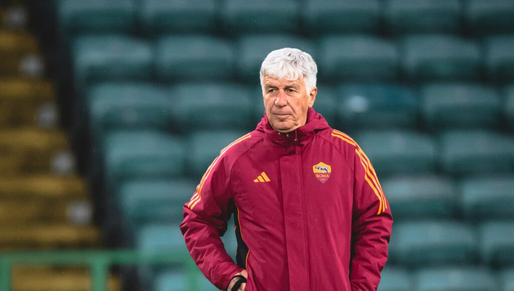gasperini AS Roma Training Session And Press Conference - UEFA Europa League 2025/26 League Phase MD6