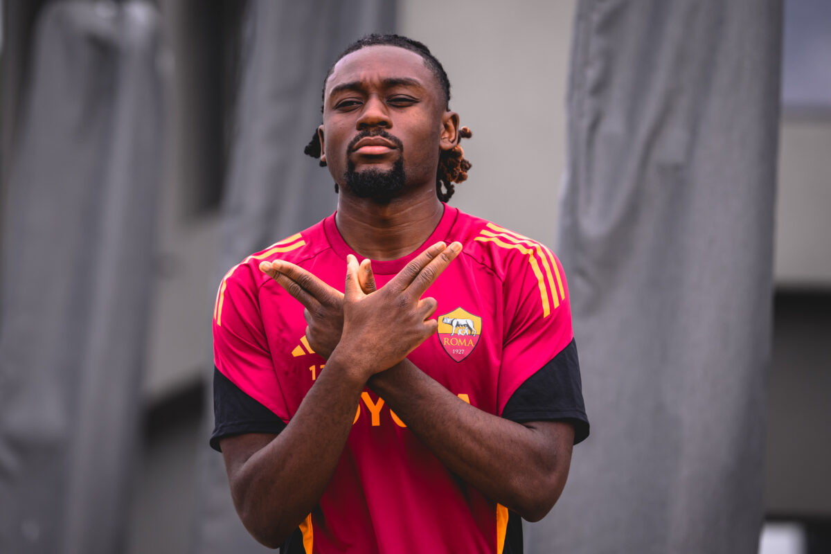 Koné AS Roma Training Session