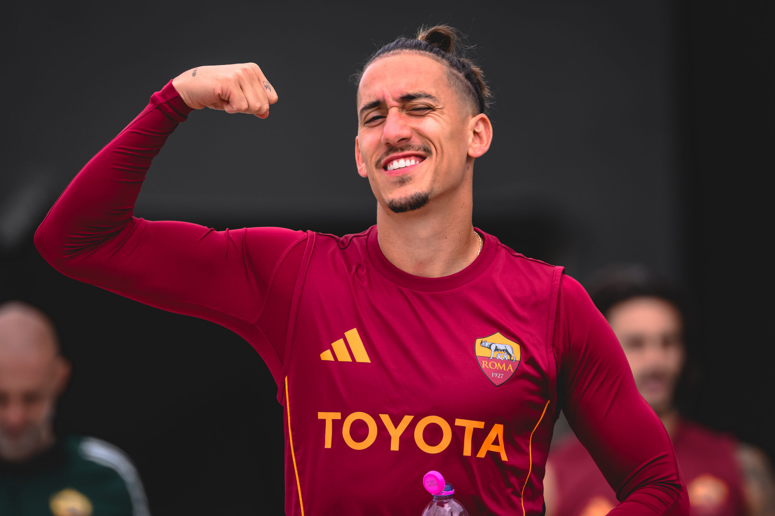 Tsimikas AS Roma Training Session