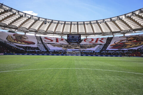 Coreografia AS Roma v SS Lazio - Serie A