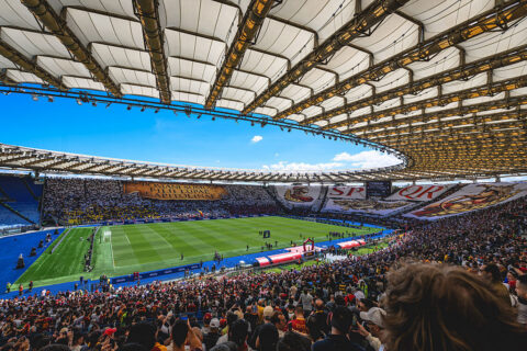 Coreografia derby AS Roma v SS Lazio - Serie A