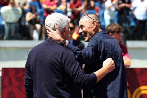 Gasperini Sarri AS Roma v SS Lazio - Serie A