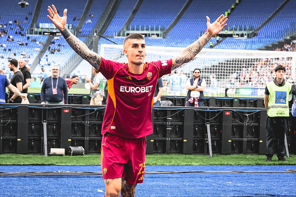 Mancini AS Roma v SS Lazio - Serie A