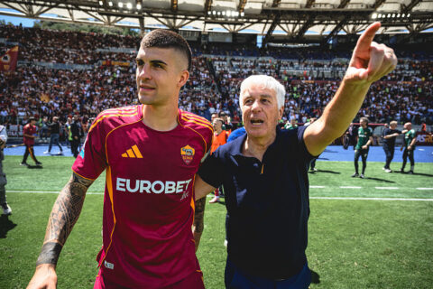 Mancini Gasperini AS Roma v SS Lazio - Serie A