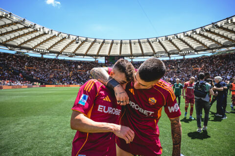 El Shaarawy Mancini AS Roma v SS Lazio - Serie A