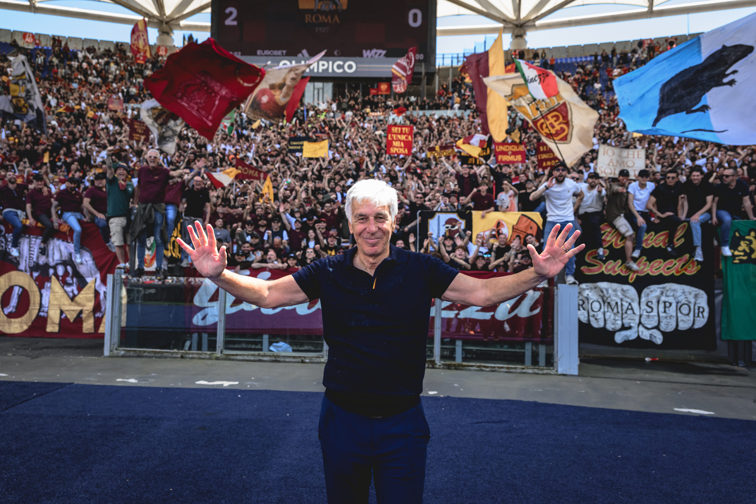 gasperini AS Roma v SS Lazio - Serie A