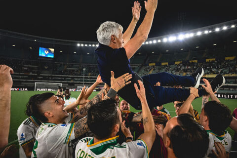 Gasperini Trionfo Hellas Verona FC v AS Roma - Serie A