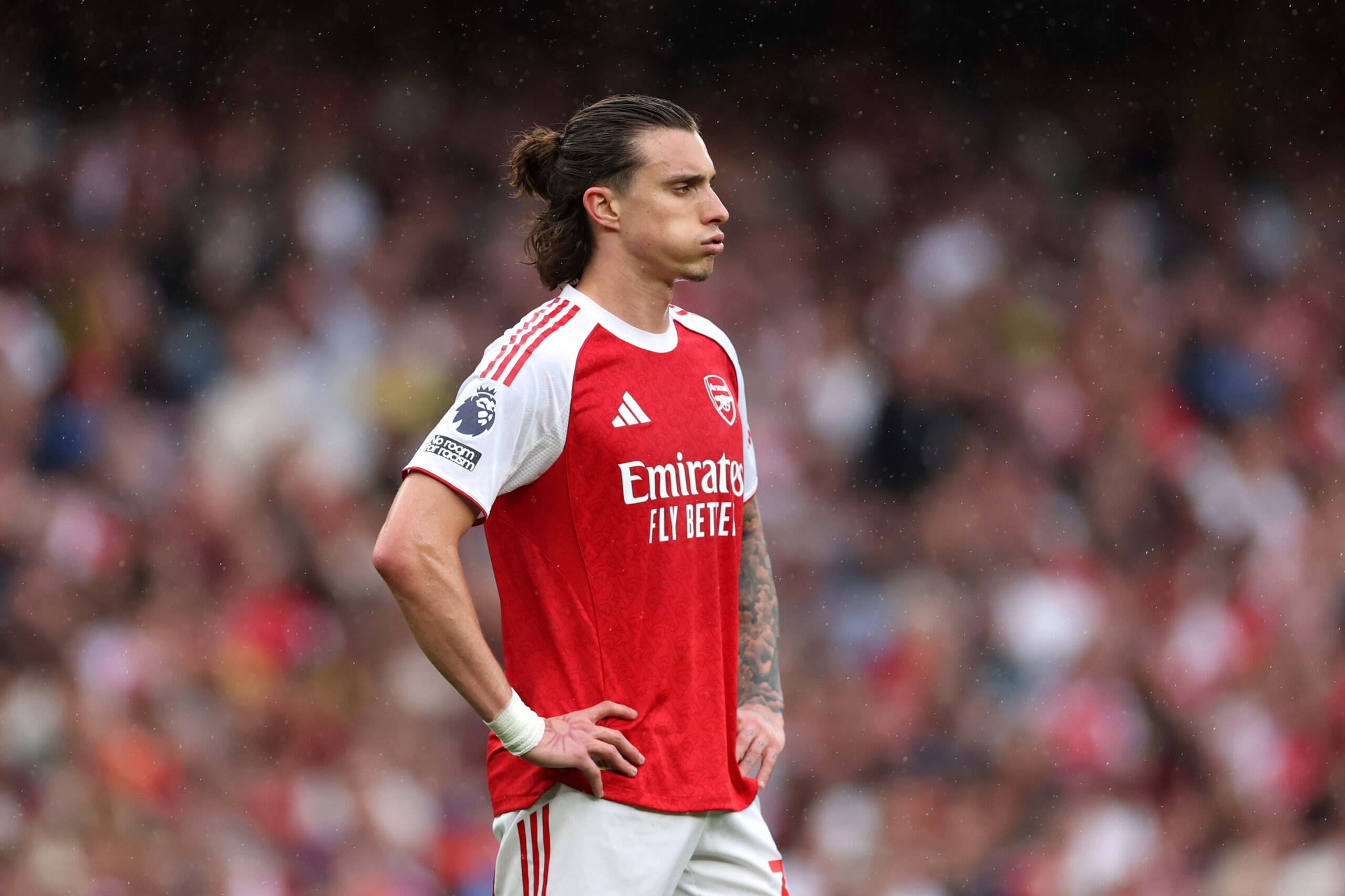 Calafiori Arsenal v Fulham - Premier League