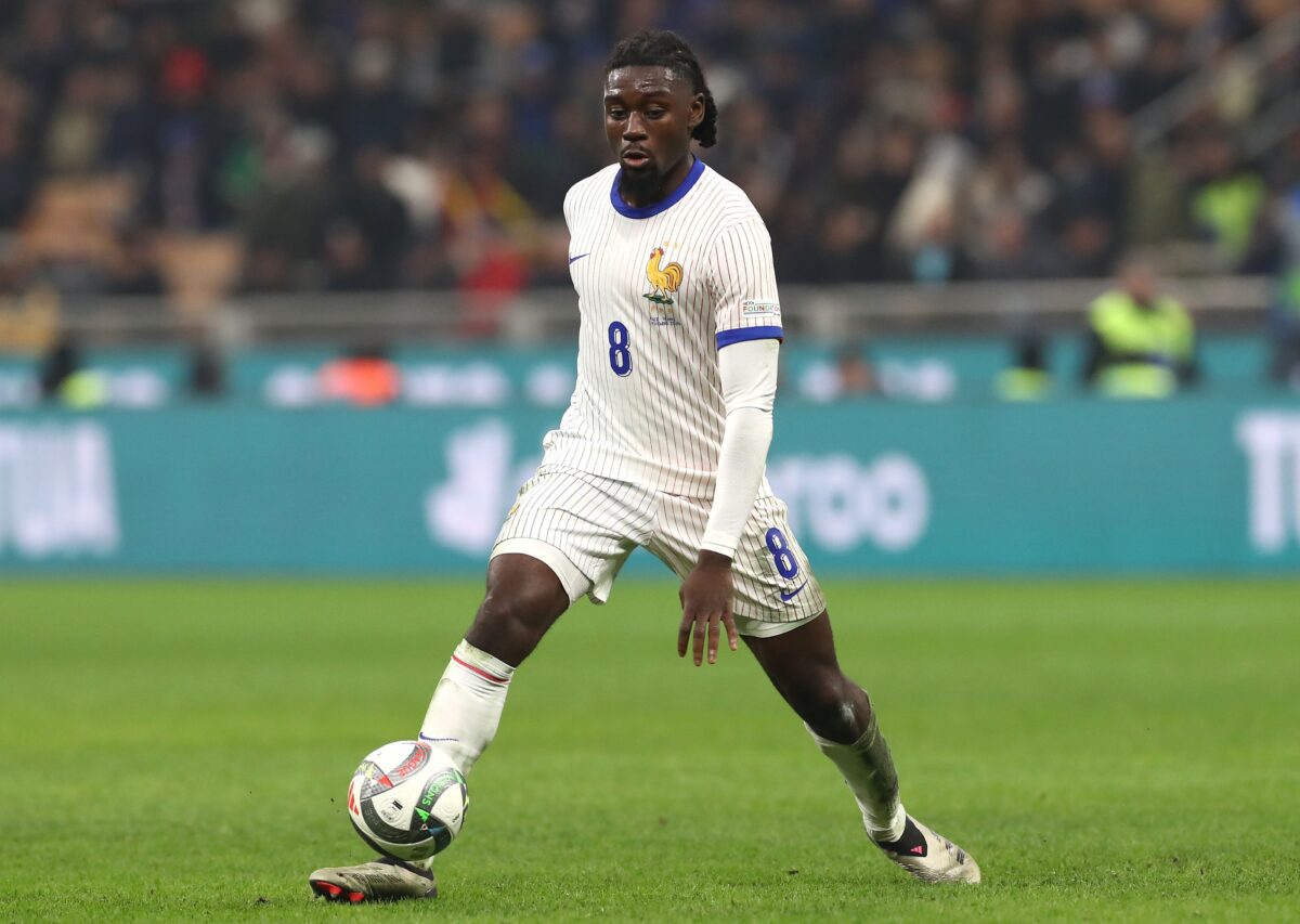 Koné Italy v France - UEFA Nations League 2024/25 League A Group A2