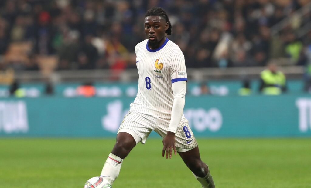 Koné Italy v France - UEFA Nations League 2024/25 League A Group A2