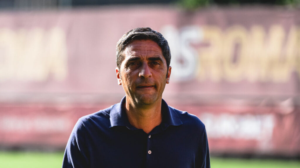 Mancini D'Amico AS Roma Training Session