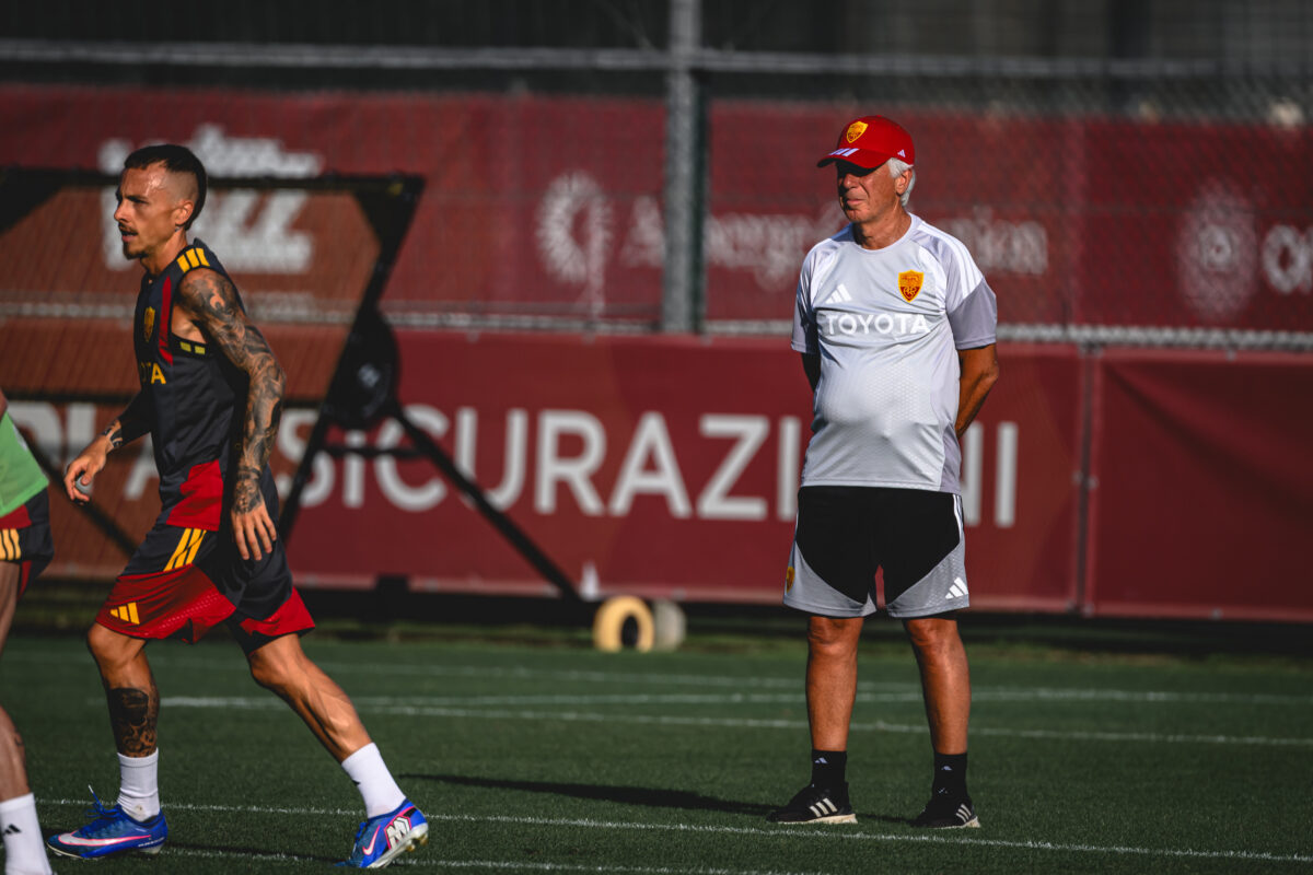 Gasperini Angelino AS Roma Training Session