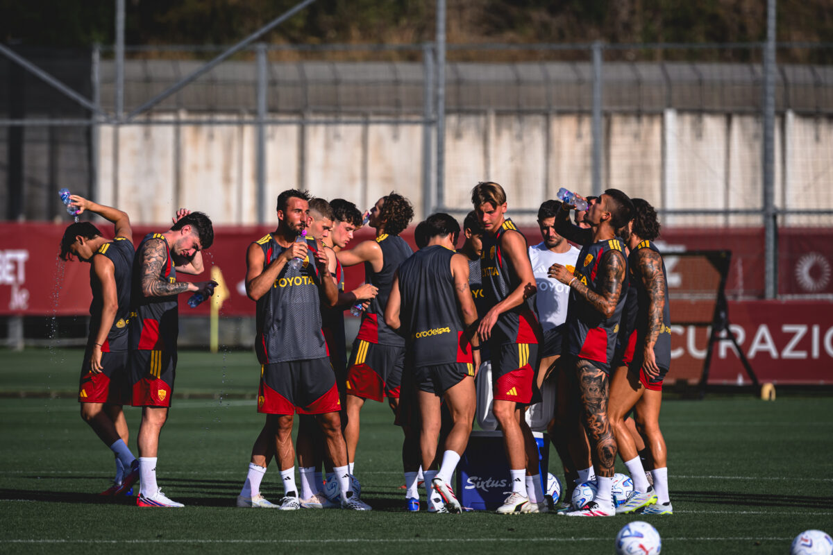 Allenamento AS Roma Training Session