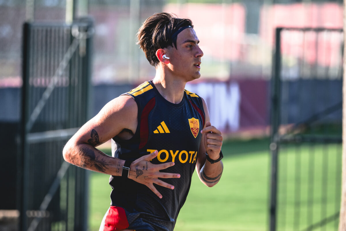 dybala AS Roma Training Session