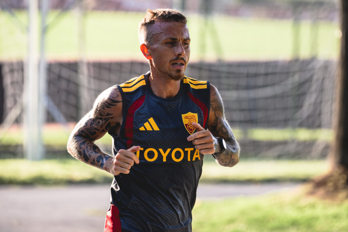 Angelino AS Roma Training Session