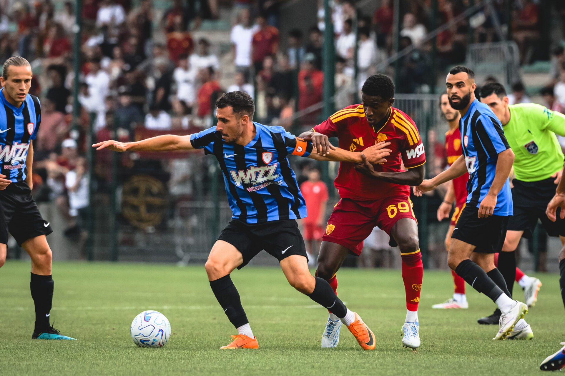 LIVE Cannes-Roma 0-0: Malen vicino al vantaggio!