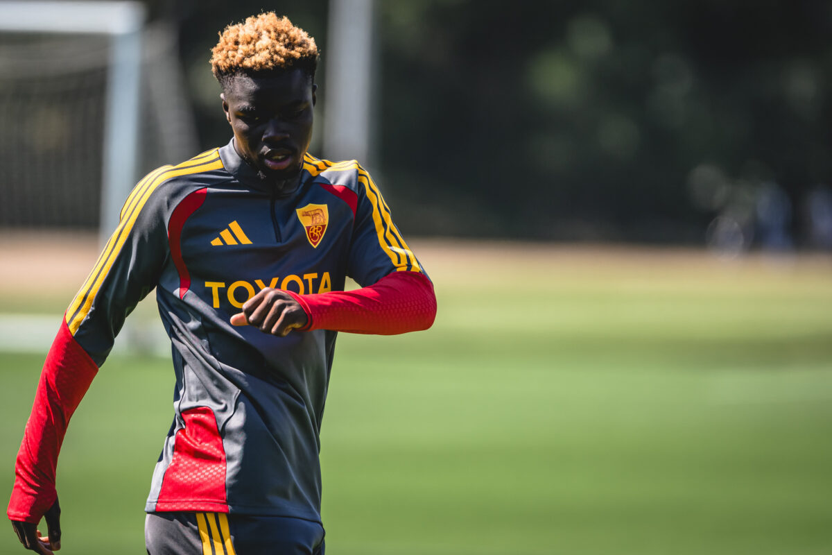 AS Roma Training Session in Walles