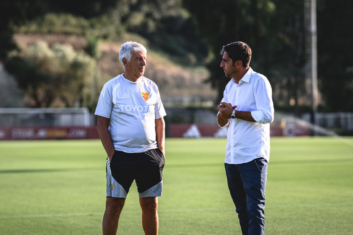 gasperini Tony d'amico AS Roma Training Session