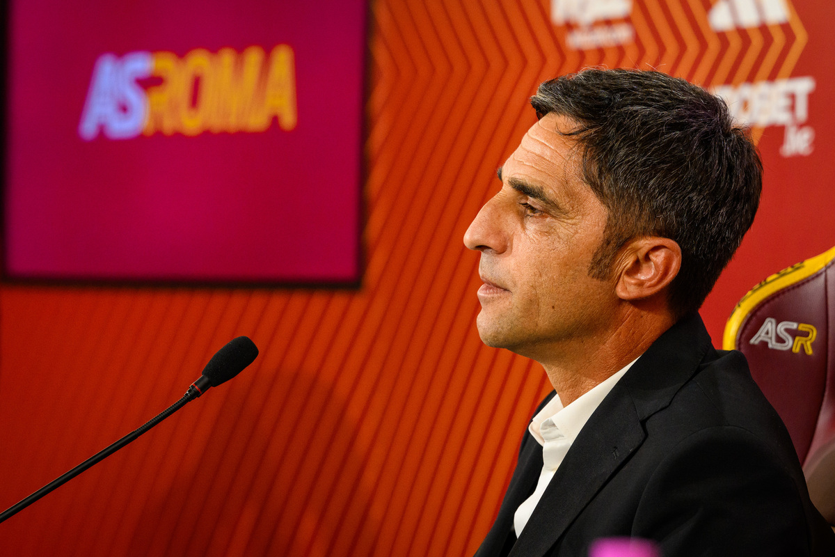 Tony D'Amico AS Roma Press Conference Sports Director D'amico