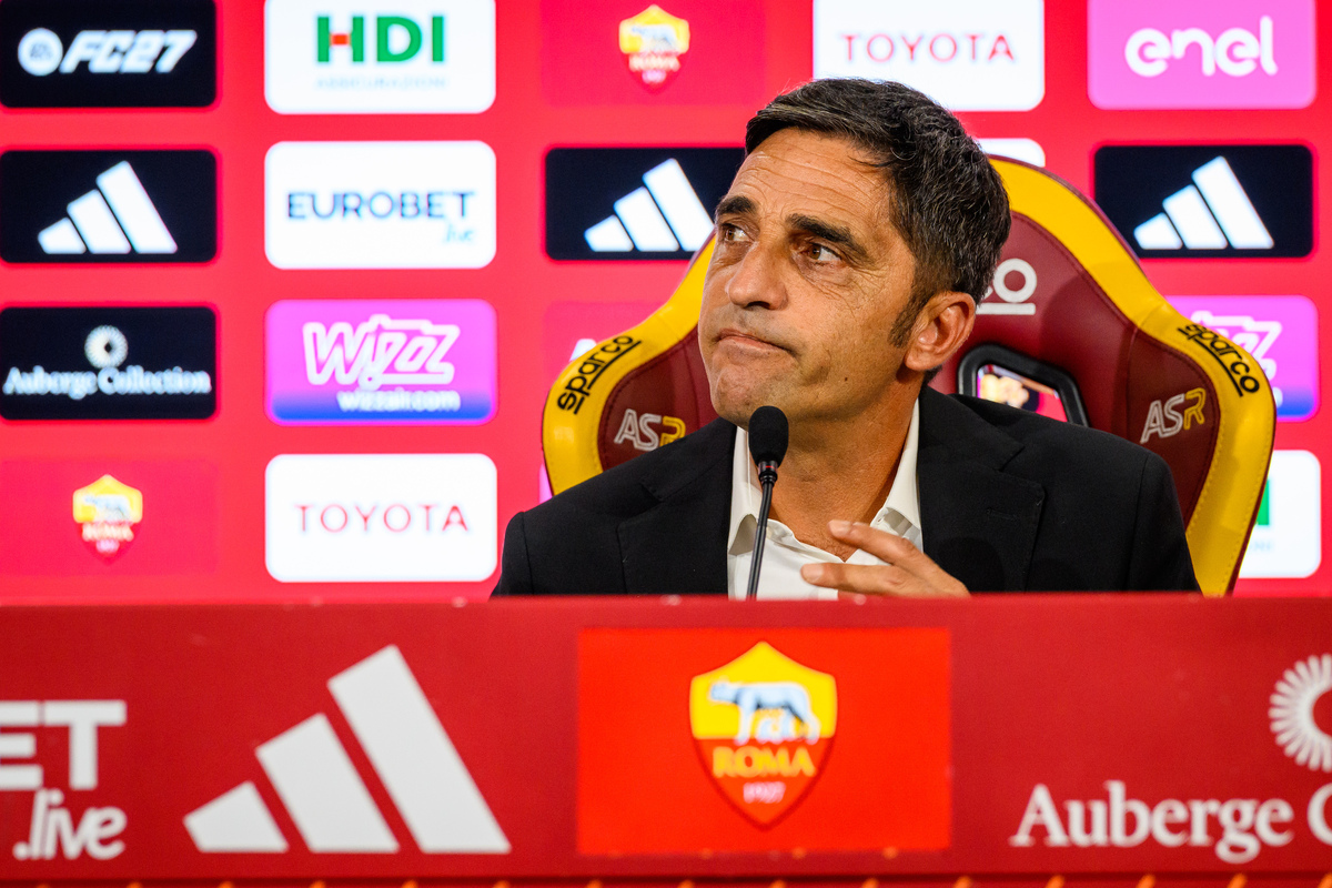 Tony D'Amico AS Roma Press Conference Sports Director D'amico