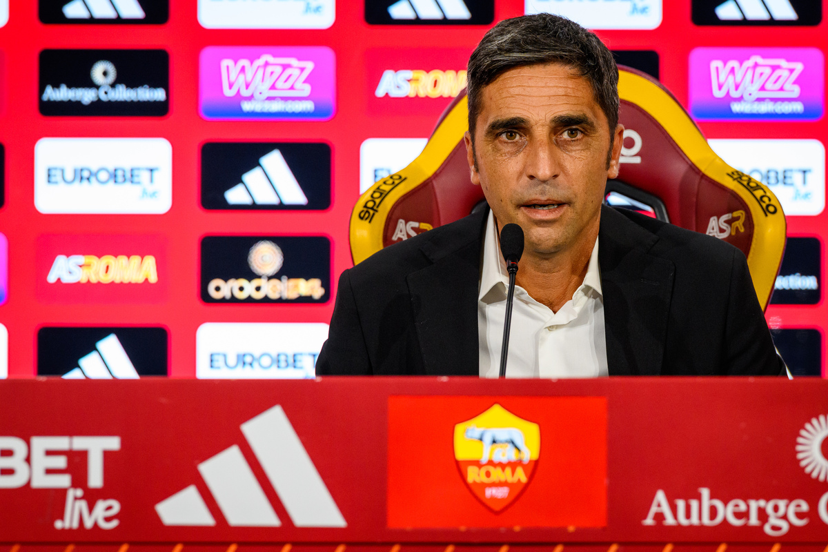 Tony D'Amico AS Roma Press Conference Sports Director D'amico
