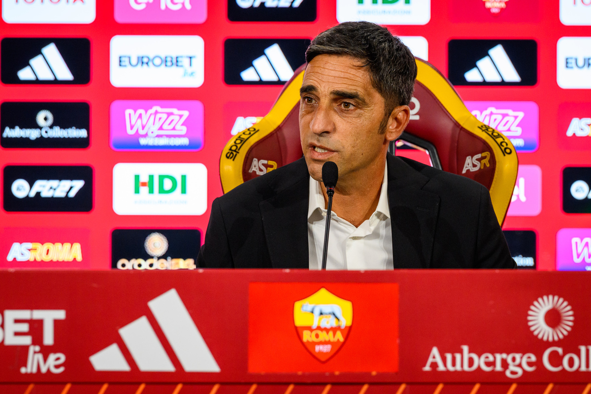Tony D'Amico AS Roma Press Conference Sports Director D'amico