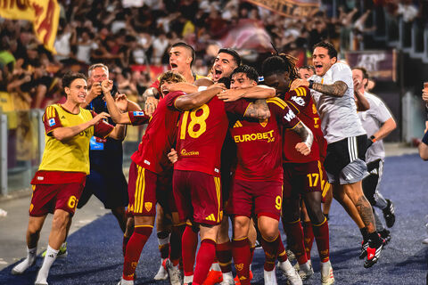 Soulé Castro Mancini Roma Atalanta