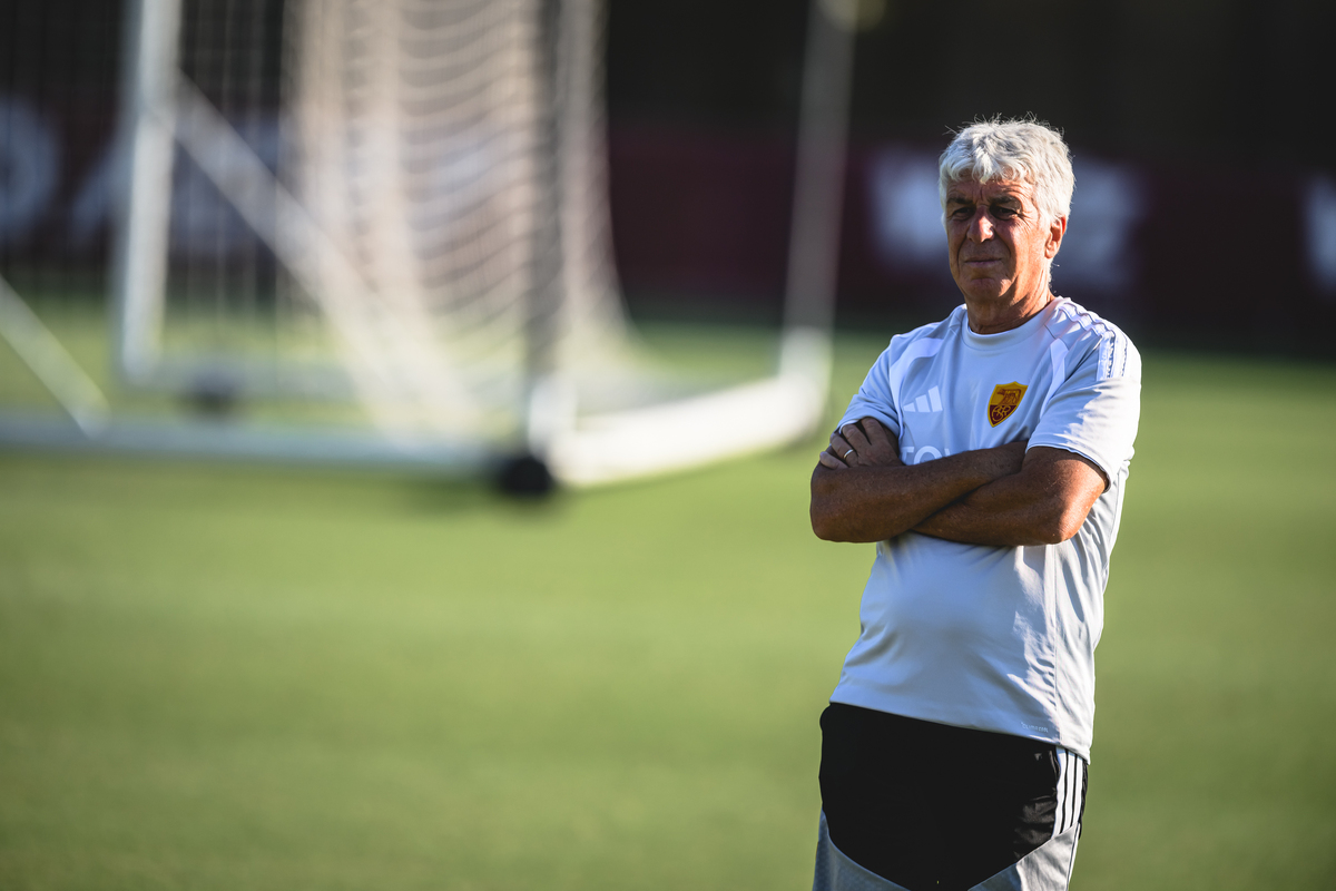 gasperini AS Roma Training Session